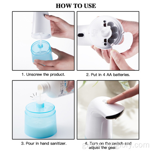 Foam Hand Soap Dispenser Kitchen Toilet Automatic Infrared Soap Dispenser Foam Hand Soap Dispenser Kitchen Toilet Auto Touchless Hand Free Soap Dispenser Manufactory